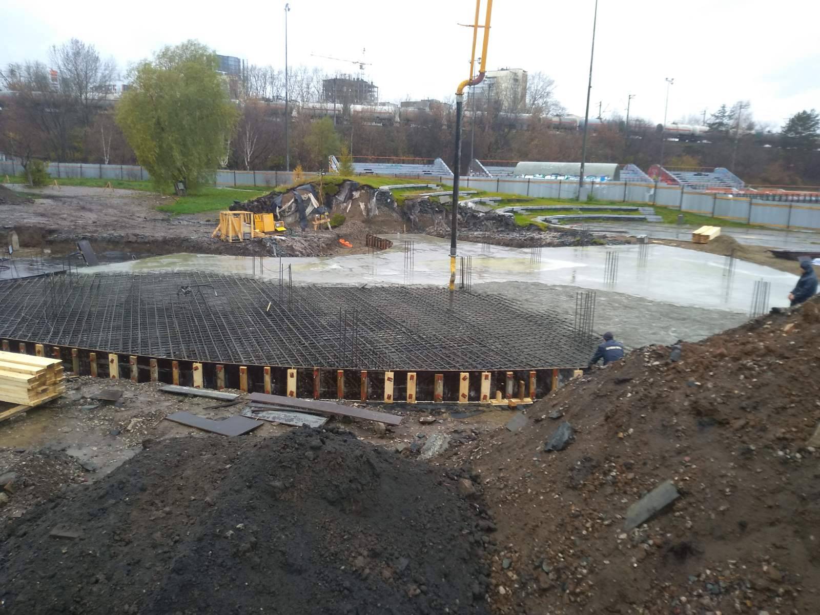Строительство крытого спортивного комплекса на территории экстрим парка Пермь