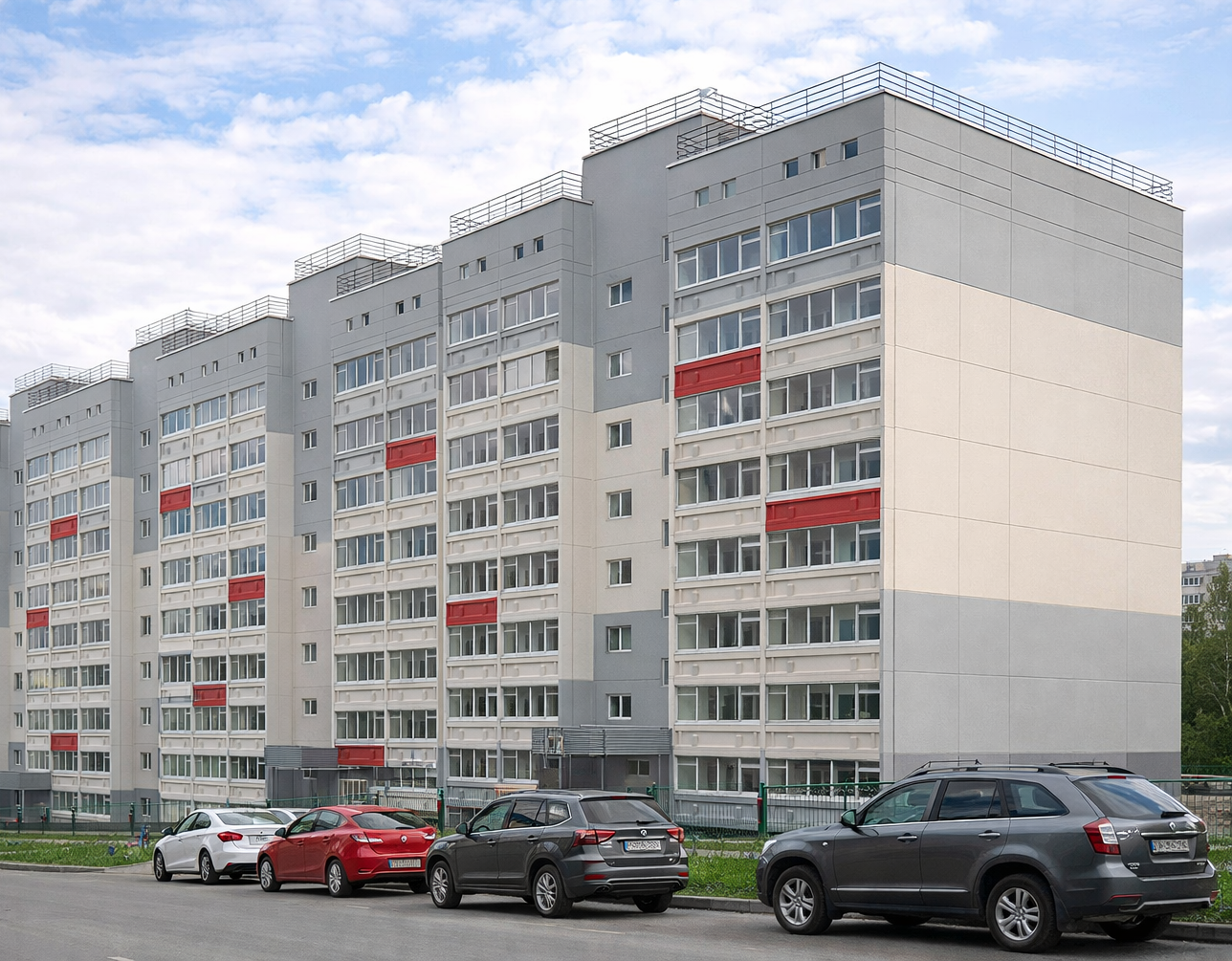 Участие в строительстве жилого дома на улице Косякова