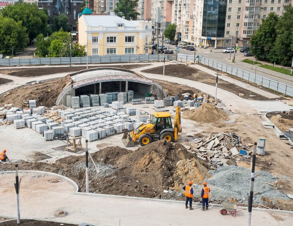 Благоустройство Пермской Городской Эспланады
