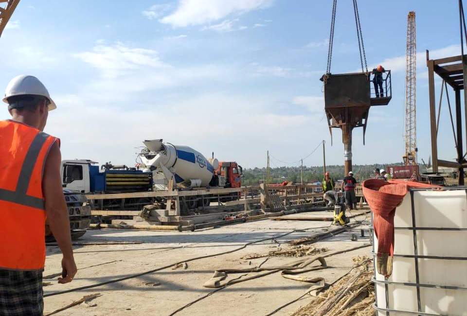 Сеть бетонных заводов «Вега» подтверждает качество продукции, участвуя в строительстве нового Чусовского моста