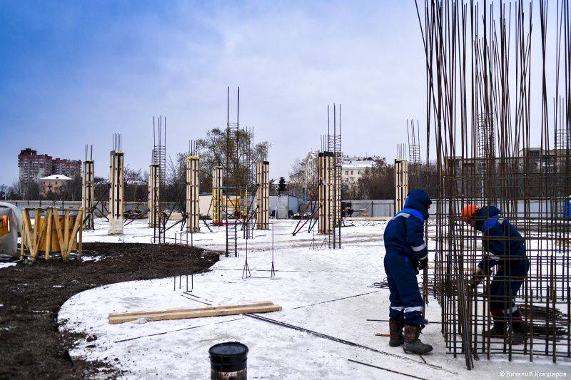Строительство крытого спортивного комплекса на территории экстрим парка Пермь