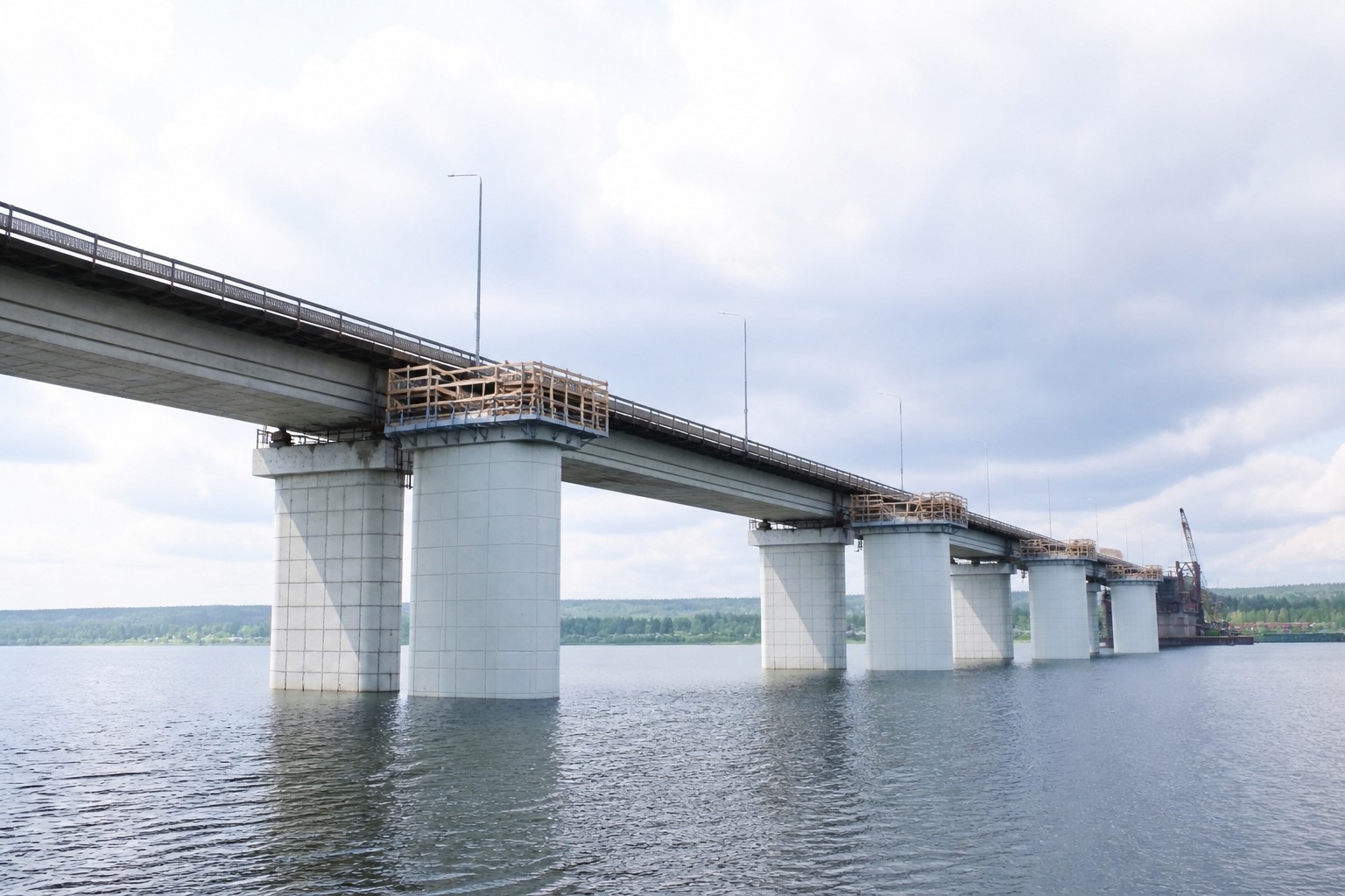 Участие в строительстве нового Чусовского моста