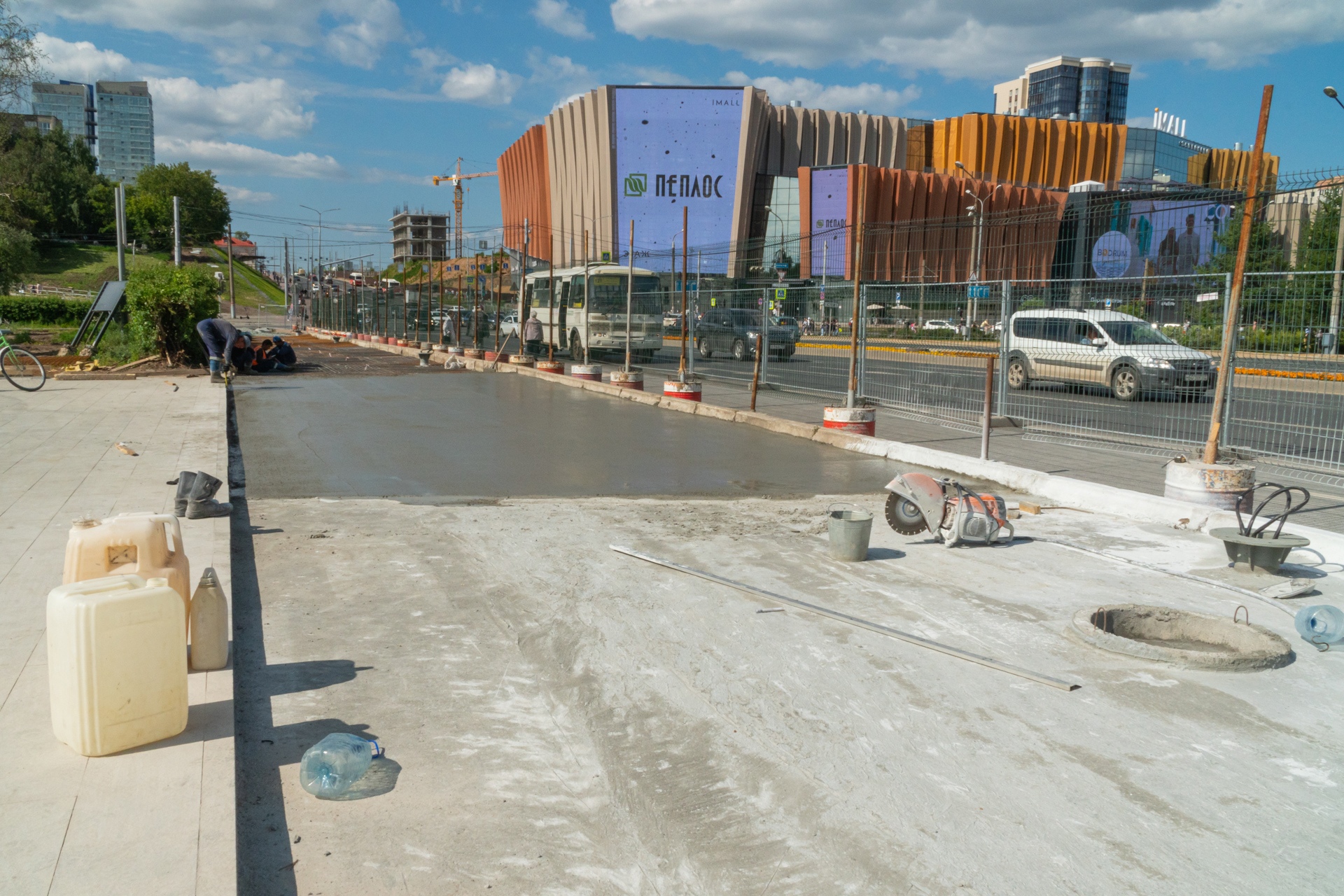 Выполненные работы - Реконструкция главной площади Перми: городской эспланады