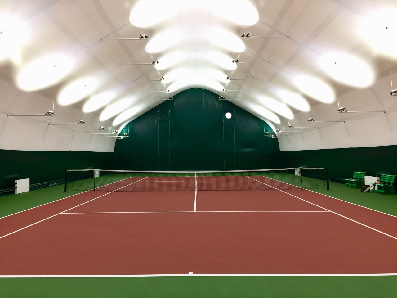 Теннисный корт в Верхней Курье