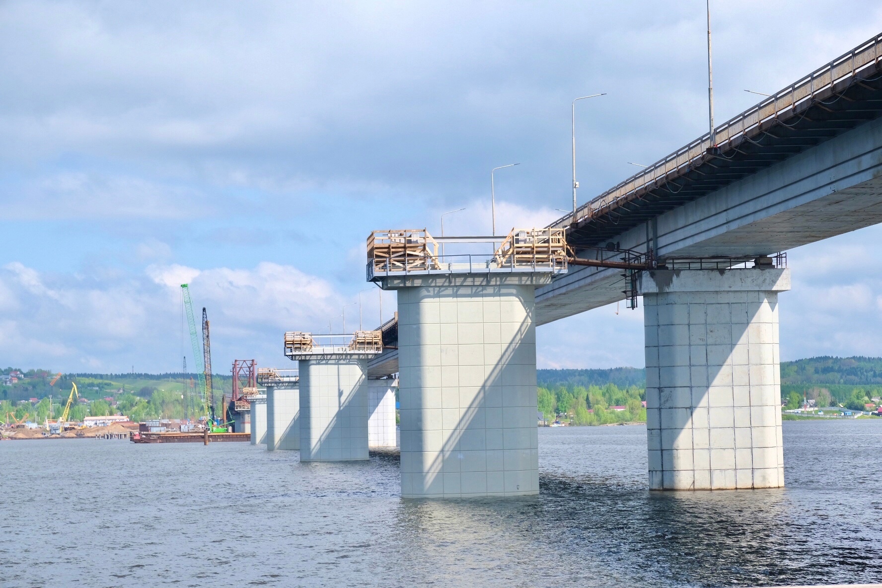 Участие в строительстве нового Чусовского моста