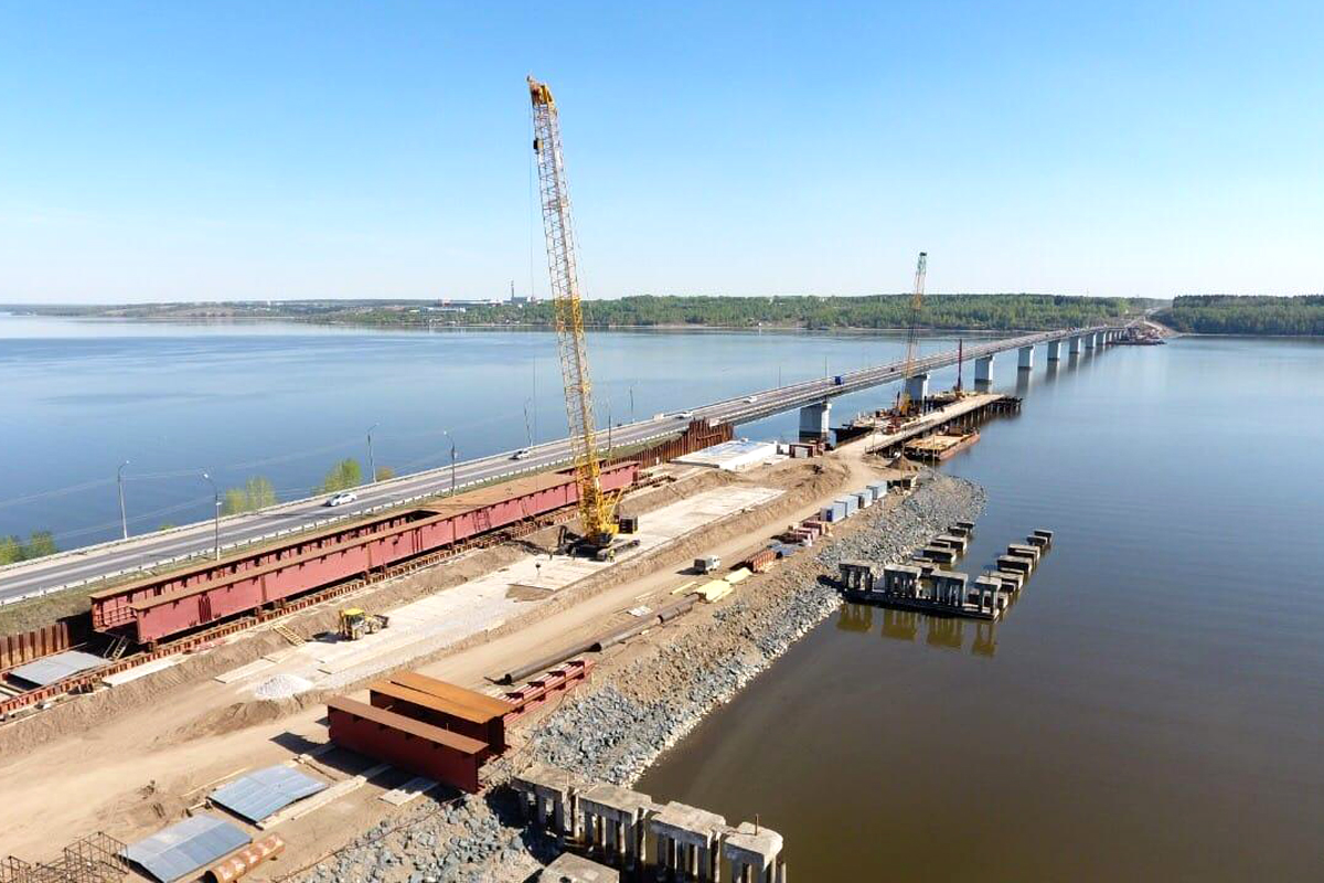 Сеть бетонных заводов «Вега» подтверждает качество продукции, участвуя в строительстве нового Чусовского моста